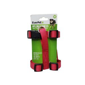 EverPet Medium Nylon Dog Harness Med Adjustable Fit 12-20" girth